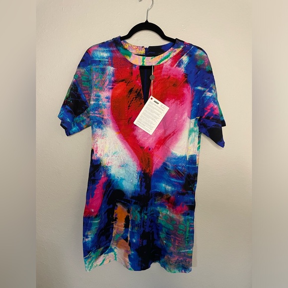 Womens Just Cavalli Multi Color Print Dress 44 EUR/US 8 * - Picture 1 of 13